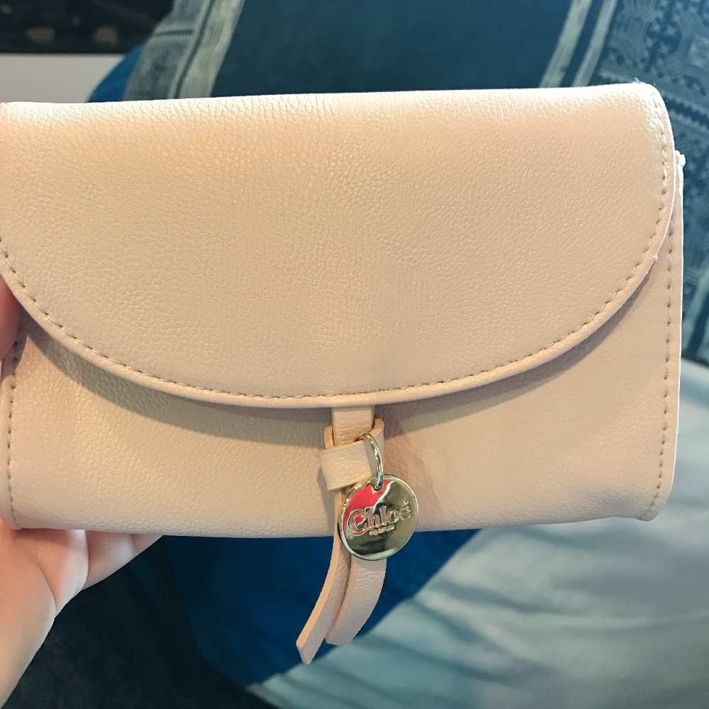 Pink Chloe pouch. Unused.